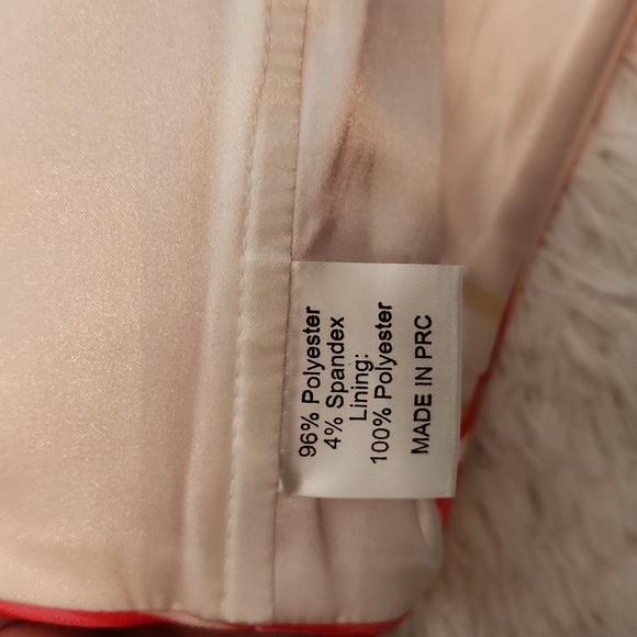 Casper + Pearl micro crop one shoulder candy cane print top - Picture 8 of 10